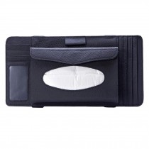 Multi-functions CD Visor Tissue CD Holder/wallet/organizer for Car (Black)