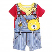 Bear Overall Cute Baby Onesies Infant Creeping Bodysuit Toddlers Climbing Romper