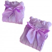 Baby Socks Lovely Bow Cotton Summer Infant Stocking 1-4 Years Old(Purple)