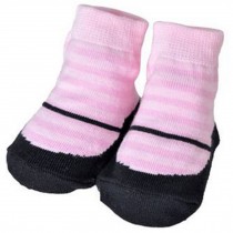 Baby Socks Lovely Cotton Summer Infant Socks 0-12 Months(Pink Striped)