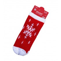 Set of 4 Christmas Theme Baby Socks Lovely Snow Cotton Winter Baby Socks S