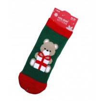 Set of 4 Christmas Theme Baby Socks Lovely Little Bear Cotton Winter Baby Socks