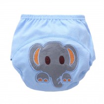 Set of 2 Babies Training Pants Baby Diapers (Blue Elephant, 22.5x42cm)