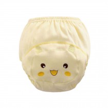 Set of 2 Newborn Baby Diapers Medium Size Yellow Smile Face Pattern