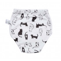2 PCS Diapers with Kittens Pattern Leakproof Breathable Baby Training Pants