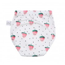 2 Pieces Of Baby Diapers Training Pants Strawberry Pattern