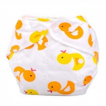2 Pcs Lovely Cartoon Duck Baby Infant Leak Proof Breathable Waterproof Diaper