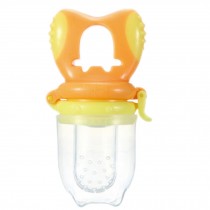 Eating Meat Pacifier Infant Silicone Newborn Nipple Baby Feeding YELLOW