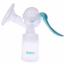 Blue Manual Breast Pump Baby Infant Newborn Breast Milk Feeder 160 ML