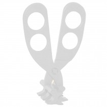 Multifunctional Baby Tableware Food Supplement Scissors(White)
