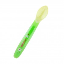 Temperature Sensing Color-changing Baby Spoon(Yellow)