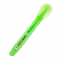 Temperature Sensing Color-changing Baby Spoon(Green)