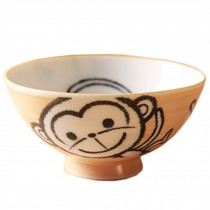 Baby Monkey Design Multifunctional Creative Ceramic Bowl Cute Bowl