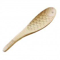 Set Of 2 Baby Wooden Fish Design Spoon Multifunctional Creative Spoon