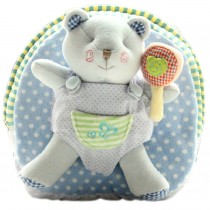 Cute Infant Knapsack Lovely Baby Bag Toddler Mini Backpack Blue Bear 1-4Y