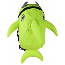Lovely Dolphin Knapsack Kindergarten School Bag, Light Green(23*19 cm)