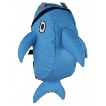 Lovely Dolphin Knapsack Kindergarten School Bag, Light Blue(23*19 cm)