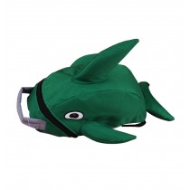 Lovely Dolphin Knapsack Kindergarten School Bag, Green(23*19 cm)