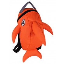 Lovely Dolphin Knapsack Kindergarten School Bag, Orange(23*19 cm)