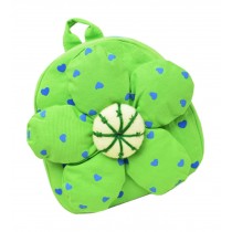 Fashion Infant Knapsack Toddle Backpack Kindergarten School Bag Green Flower