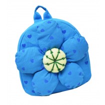 Fashion Infant Knapsack Toddle Backpack Kindergarten School Bag Blue Flower