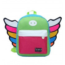 Korean Fashion Infant Knapsack Toddle Backpack Kindergarten School Bag Red