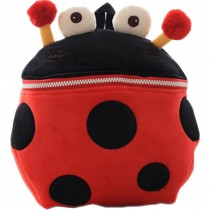 Infant Knapsack Baby Children Backpack Prevent From Getting Lost Red Beetle