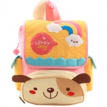Infant Knapsack Baby Children Backpack Prevent From Getting Lost Yellow Dog