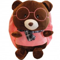 Baby Knapsack Infant Cute Bear Backpack Prevent From Getting Lost(Pink)