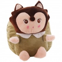 Lovely Fox Dolls Toddler Backpack Infant Villus Knapsack Cute Baby Bag 1-3Y