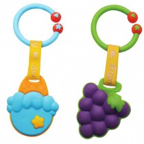 GRAPE&ORANGE Baby Toddler Relieving Teether Newborn Infant Training Soft Teeting