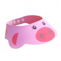 The Creative Cartoon Children's Bath Cap / Shower Hat Can be Adjusted Pig