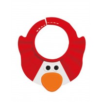 Creative Cartoon Children's Bath Cap / Shower Hat Can be Adjusted Red Penguin