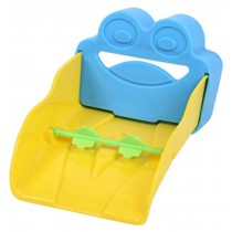 Colorful Water Faucet Extender Extending Faucet Hand Frog Shape Blue&Yellow