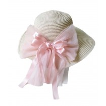 Beach Hat UV Girls Summer Sunscreen Large Brimmed Hat Child Children Folding