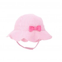 Pink,Sun-proof Cute Pure Cotton Comfortable Ventilate Bucket Hat/Kid Cap