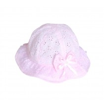 Sun-proof Graceful Pure Cotton Comfortable Ventilate Bucket Hat/Kid Cap,Pink