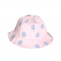 Sun-resistant Pure Cotton Comfortable Ventilate Bucket Hat/Kid Cap,Pink