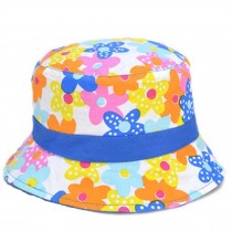 Summer Sun-resistant Flower Pattern Comfortable Cotton Infant Hat Baby Cap