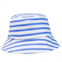 Summer Stripe Sun-resistant Cotton Fisherman Baby Cap Infant Hat