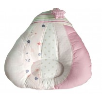 PINK Toddle Pillow Infant Baby Protective Flat Head Anti-roll Head Suppor