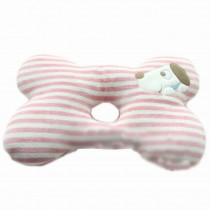 Bone Toddle Protective Flat Head Baby Anti-roll Infant Head Support Pillow Pink