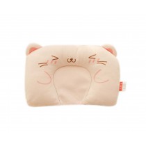 Behaved Kitten Pattern Cotton Baby Pillow Shape Prevent Flat Head Pillow