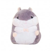 Great Gifts For Kids Lovely Hand Hold Pillow Plush Toy,Lovely Hamster,Gray