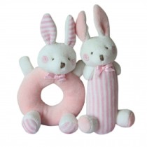 Cute Baby Stuffed Animals Infant Toys Toddler Plush Toys Bears Set PINK