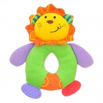 Lion Circle Toddler Shaking Plush Toys Cute Baby Stuffed Animals Infant Toys