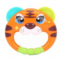 Set of 2 Plastic Cartoon Tiger Baby Infant Baby Toys Rattles Hand Bell