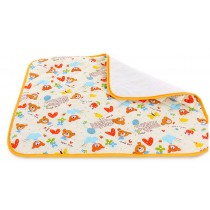 Toddler Waterproof Washable Diaper Changing Mat Pad(White Bear)-50*70cm