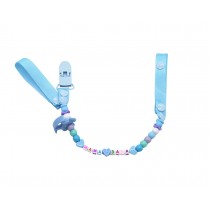 Cases Special Pacifier Clips Pacifier Holder,Handmade Safe&Non-toxic,Blue
