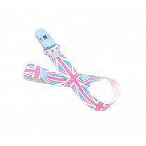Set of 2 Lovely Baby Pacifier Leashes Safe&Non-toxic,Blue
